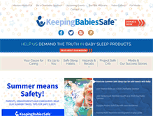 Tablet Screenshot of keepingbabiessafe.org